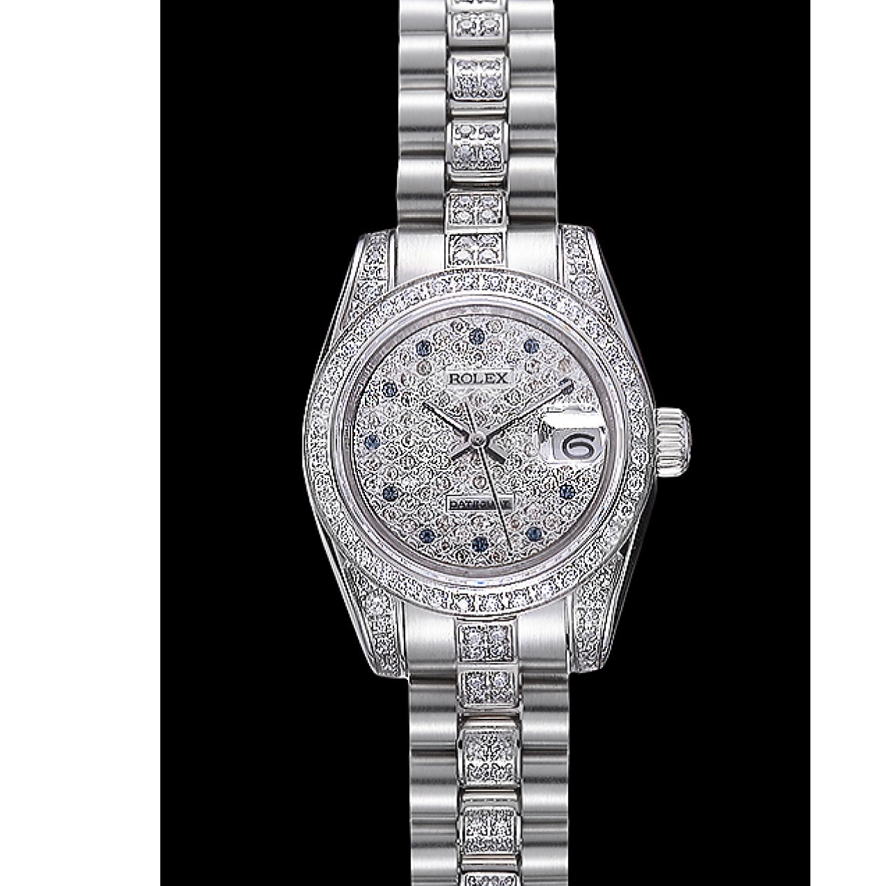 Aaa replica watch Rolex Dial Diamond DateJust Steel Swiss Stainless 622021 0814